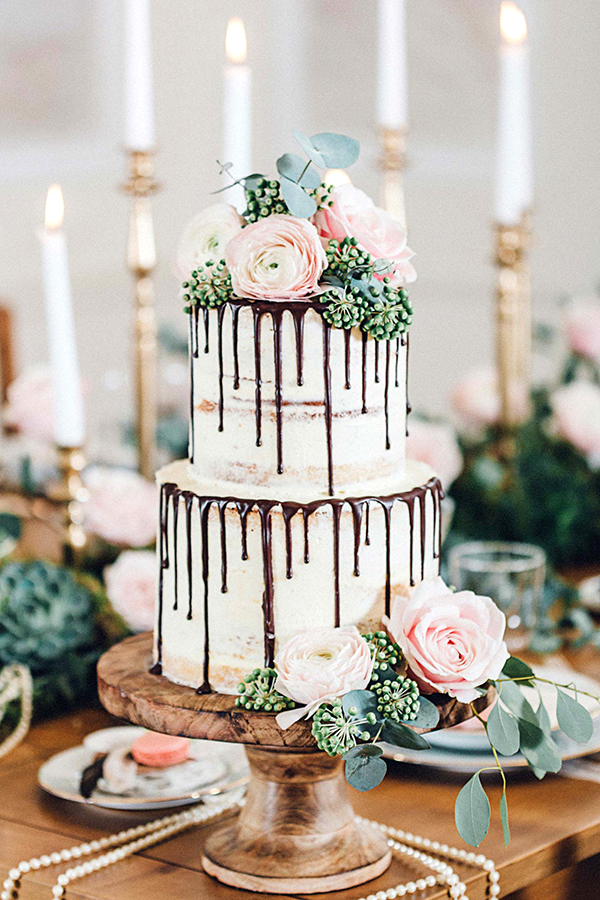 drip cake per matrimonio